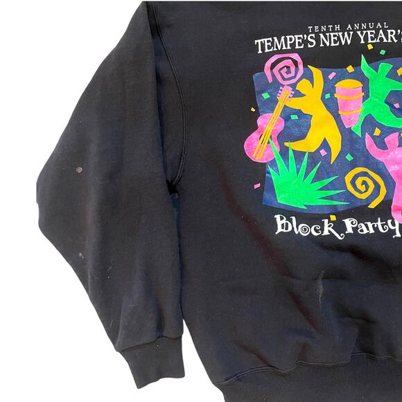 Vintage 1993 Tempe’s New Year’s Eve Crewneck sweatshirt XL - Picture 2 of 4